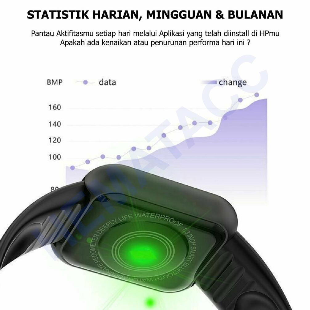 Smartwatch  wanita Y68 Smart watch y68 Smartband Y68 Smart band Y68