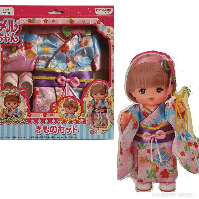 Baju Boneka Mell Chan Kimono Traditional Dress Set Mellchan