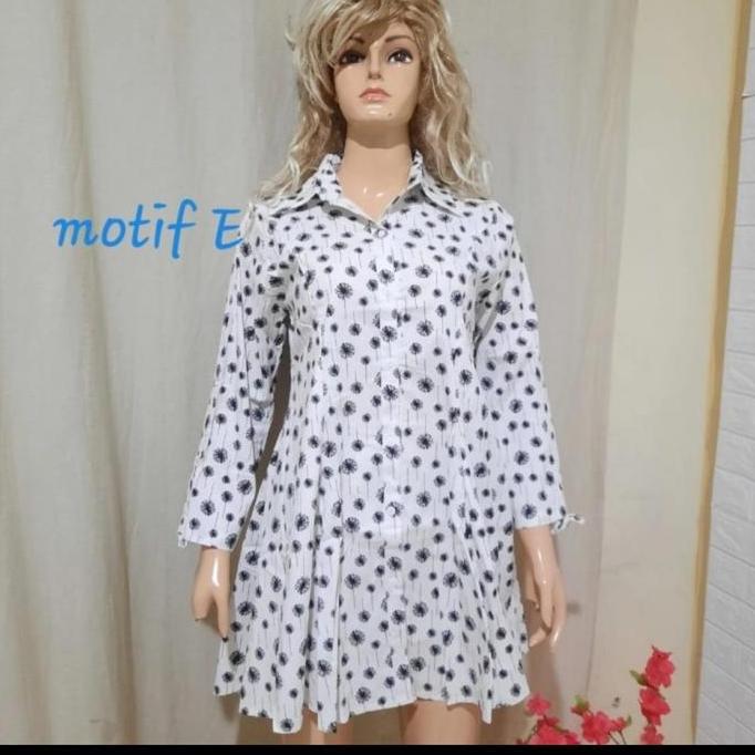 Baju Atasan Blus Tunik stretch Muslim Wanita Import Terlaris