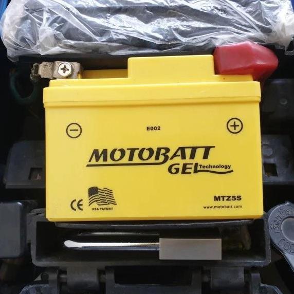 Aki Motor Mio GT, Mio Soul GT, Mio J, Mio M3, Mio Z, Fino, Freego Motobatt MTZ5S Aki Kering Gel Orig