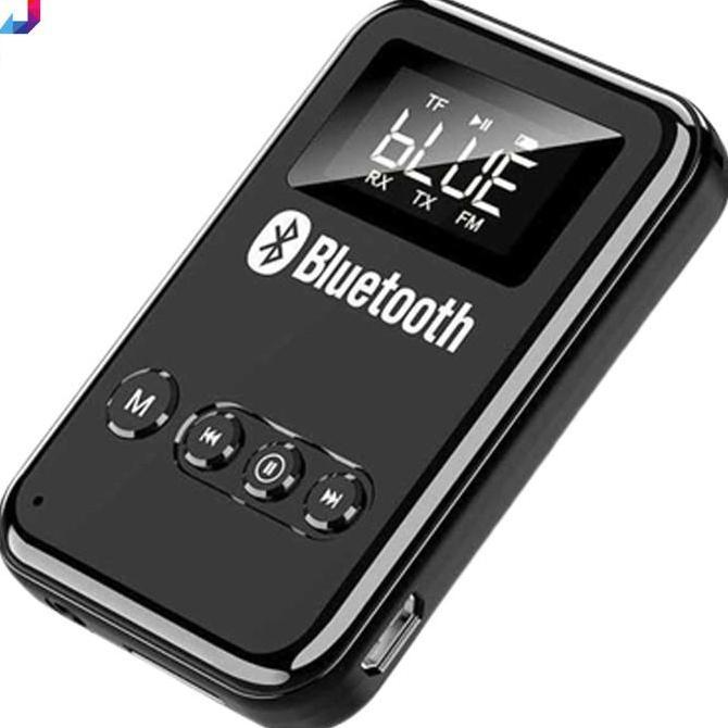 Promo Receiver Bluetooth Transmitter Audio Adapter AUX FM COD