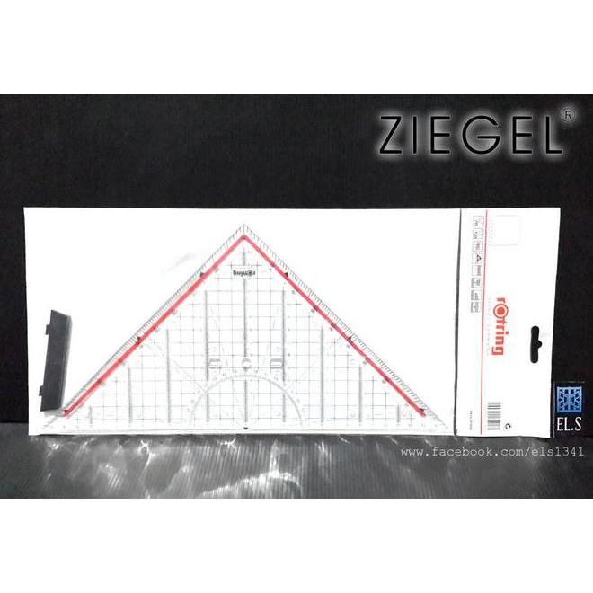 Ziegel Penggaris Segita Pegangan