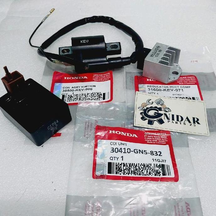 Promo Cdi+Koil+Kiprok Pengapian Honda Supra Fit Supra Astrea Prima Lagenda Mesin Motor COD