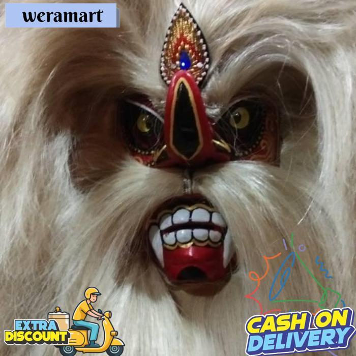 Promo Topeng Bujang Ganongan / Bujang Ganongan Rambut Panjang Sintesis / Topeng Ganongan [Br 1111]