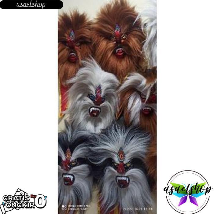 Topeng Ganongan Topeng Bujang Ganong Ponorogo Jambul Tinggi [Br 1111]