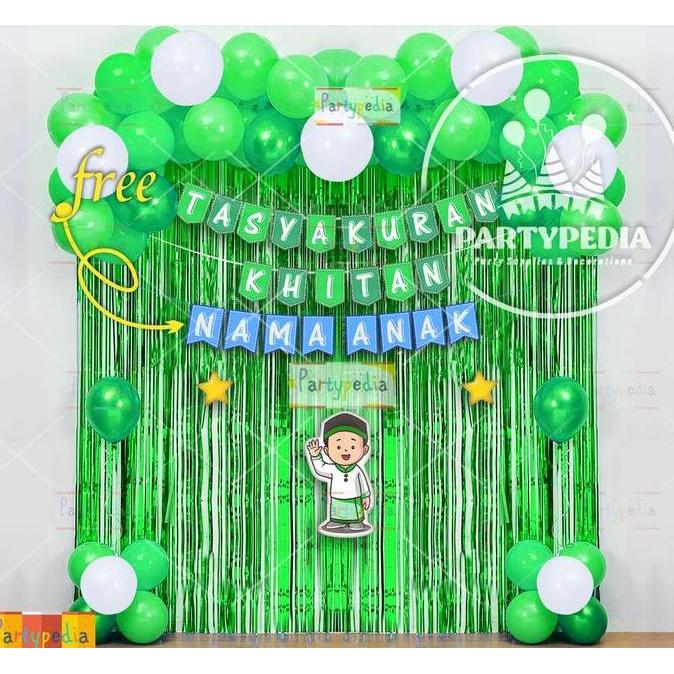 Paket Dekorasi Tasyakuran Khitan Free Nama Terlaris