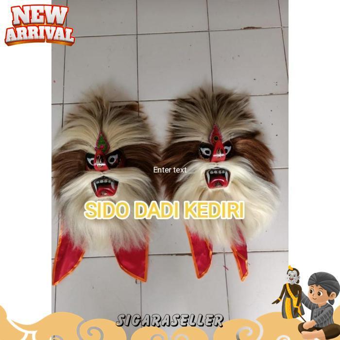 Ganongan Ganong Ponorogo Mata Kaca Full Rambut Kuda [Br 1111]