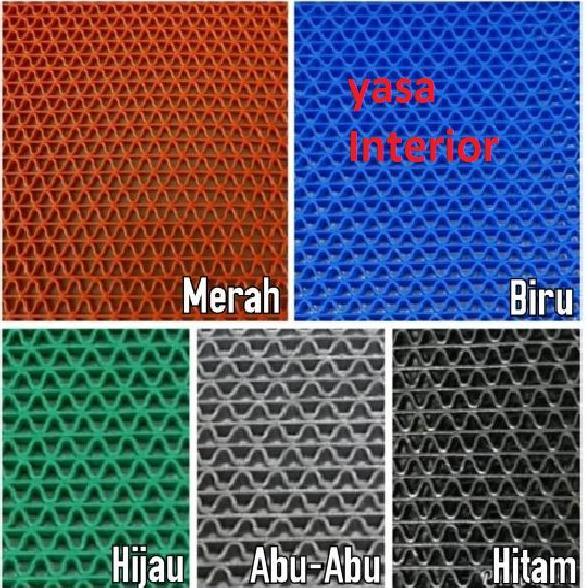 Keset Karpet Pvc Anti Slip Untuk Kamar Mandi / Karpet Masjid Wudhu