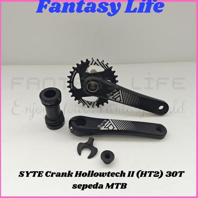 TERBARU - Fantasy Crank SYTE Hallowtech II HT2 30T bahan alloy Sepeda MTB