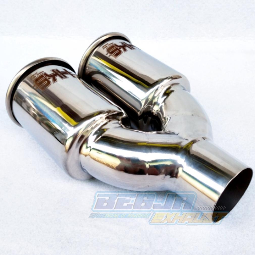 BEGJA EXHAUST KNALPOT RACING MOBIL HKS ORIGINAL CABANG SUARA BASS GAHAR
