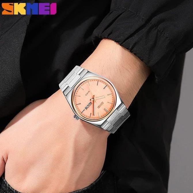 Jam Tangan Pria Analog Tali Stainless Steel Skmei 9288