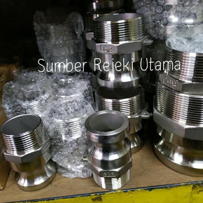 TERBARU - Camlock Fittings / Camlock Coupling Type F SS316 11/4"inch.