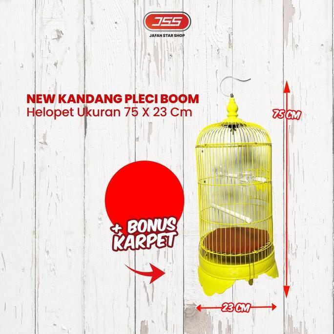 TERMURAH - Sangkar Kandang Pleci Helopet BOOM Diameter 23 cm
