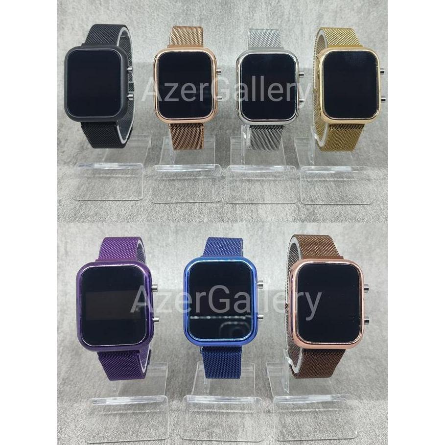 Jam Tangan Led Watch Digital Magnet