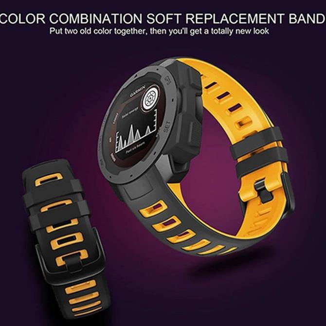 Strap For Garmin Instinct 2 Color - Tali Jam Sport Garmin