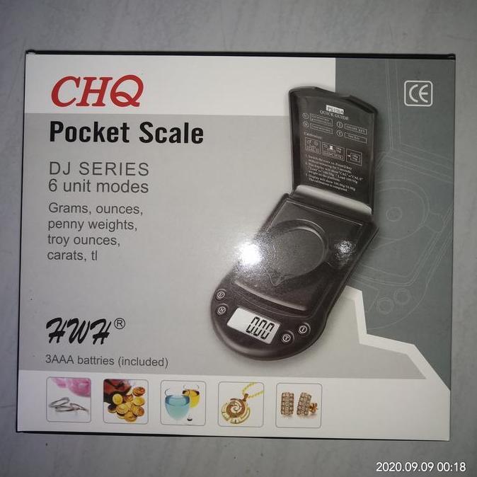 TERBARU - CHQ Pocket Scale || Timbangan Digital CHQ 200gr/0,01 | Digital Scale
