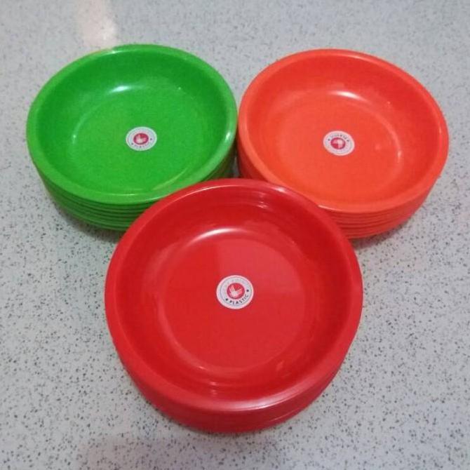Tempat Sambal Melamin Besar / Piring Sambal Melamin / Piring Bumbu