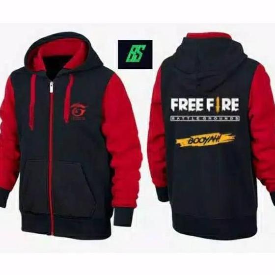 Jaket Free Fire / Hoodie Free Fire / Jaket Garena / Jaket Ff