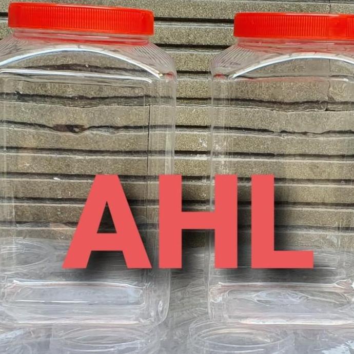 Toples Plastik 4 Liter Dengan Tutup/Toples Cupang/Toples Makanan Kue