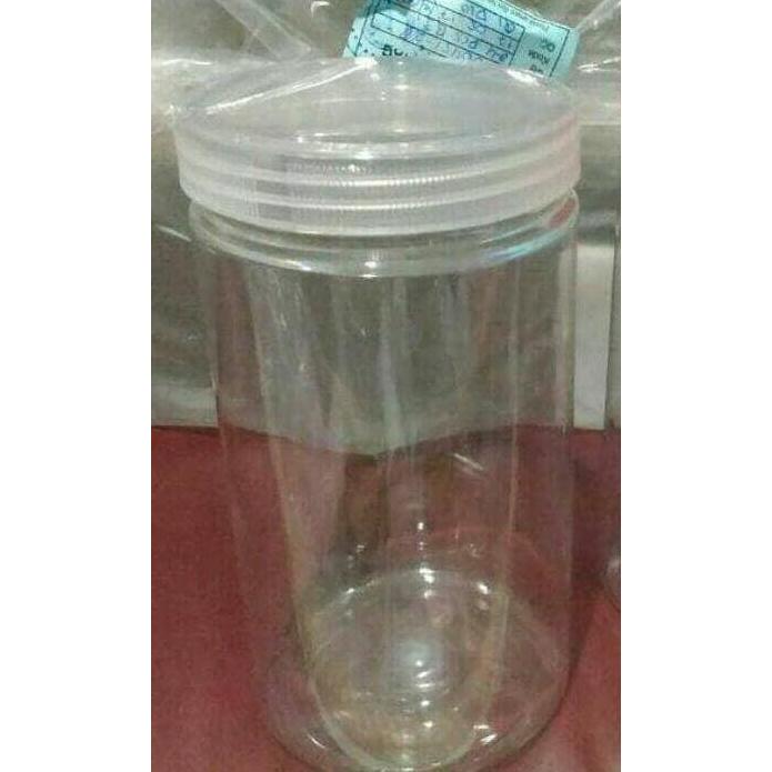 Jar/toples tinggi plastik/ canister unik kapasitas 1000ml/ cheese stik