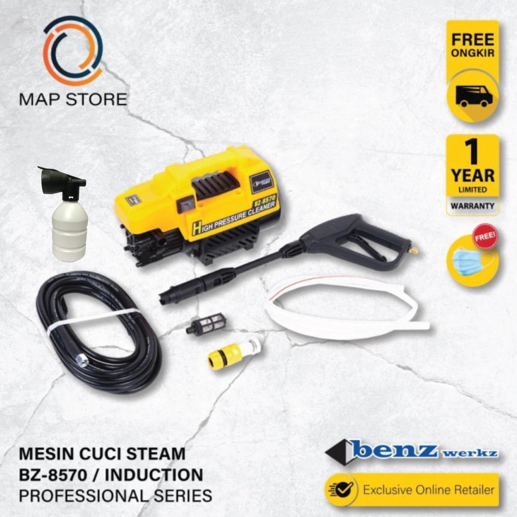 Jet Cleaner Benz 8570 High Pressure / Mesin Cuci Steam Jet Mobil Washer Benz BZ 8570