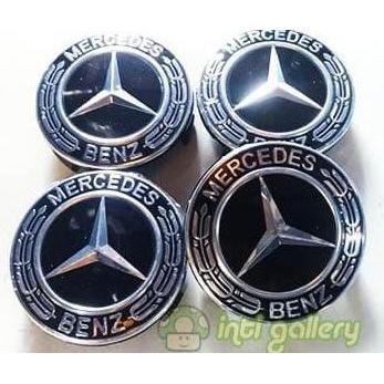 Dop Velg Mercedes Benz - Mercy 75mm Black OEM Quality