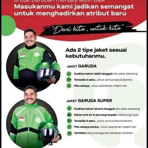 Jaket Logo Terbaru Original Asli Garuda Super Resmi Kantor DSU