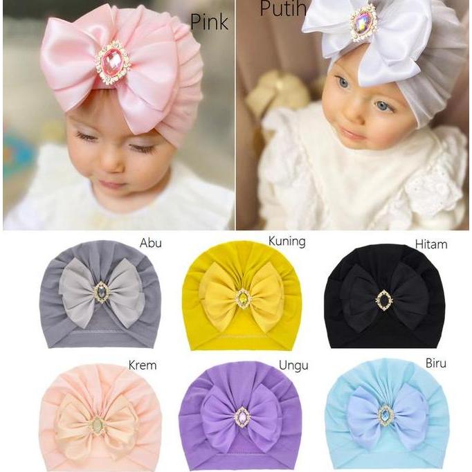 Turban Bayi Anak / Topi Turban Bayi / Turban Anak Perempuan