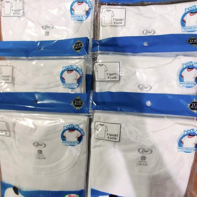 Kaos Oblong Rider / Oblong Pria Putih / Kaos Dalam Rider Round Neck