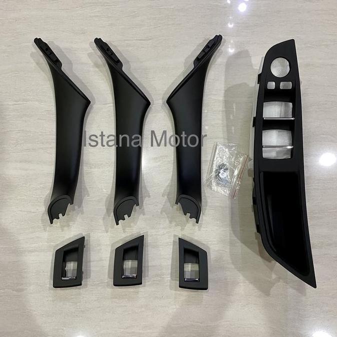 Aksesoris Handle Pintu Dalam Bmw F10 Seri 5 Komplit Black