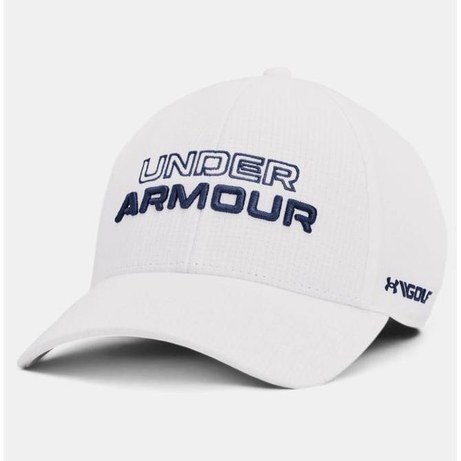 Men Golf Cap White Original - Topi Golf Pria Branded U001 CO