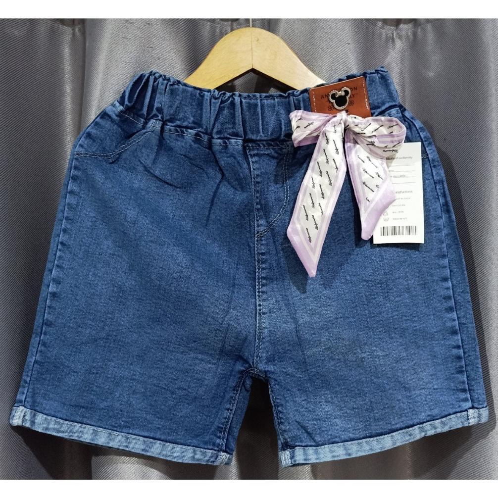 hotpants premium import anak cewek usia 6-13 tahun / celana pendek premium jeans import anak cewek /