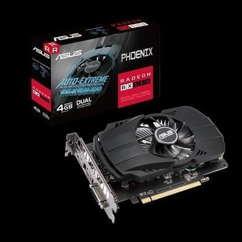 BEBAS ONGKIR - VGA CARD Asus Radeon RX 550 4GB GDDR5 PH-RX550-4G-EVO / VGA RX 550 4GB