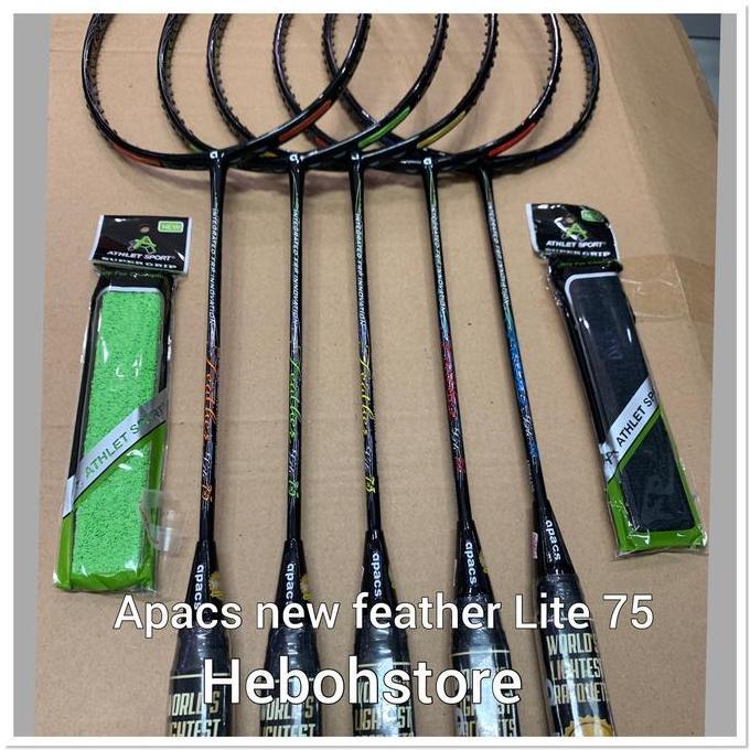 TERBARU - Raket badminton APACS NEW FEATHER LITE 75 ORIGINAL 100%