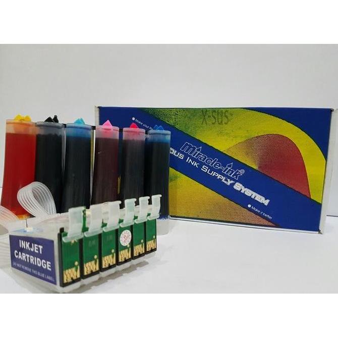 BEBAS ONGKIR - Infus Epson / Ciss Epson / Tinta Infus Epson T60 Miracle 6warna