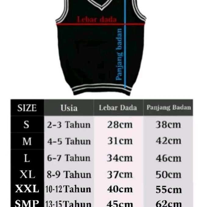 Rompi Rajut Korea Anak Laki-Laki Perempuan - Fashion Anak-Anak Baju