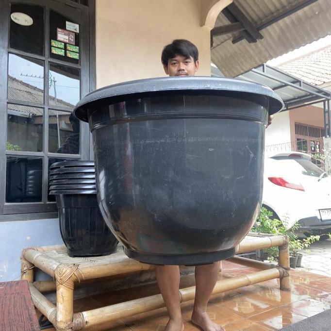 pot tanaman besar 80 cm super jumbo / pot bunga jumbo cempaka 100
