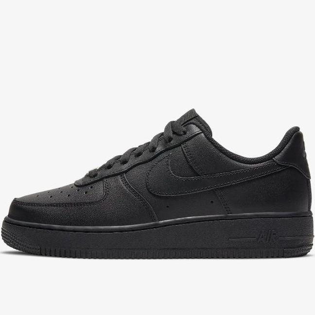 Sepatu Nke Air Force 1 Triple Bla Nke Sepatu Sneakers B