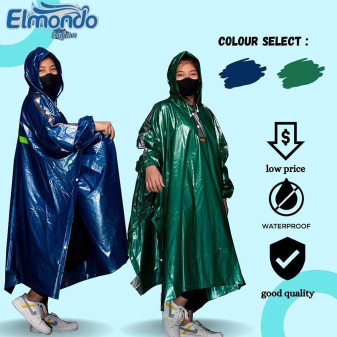 Jas Hujan Kelelawar Jas Hujan Ponco Lengan Elmondo Funtastic 703