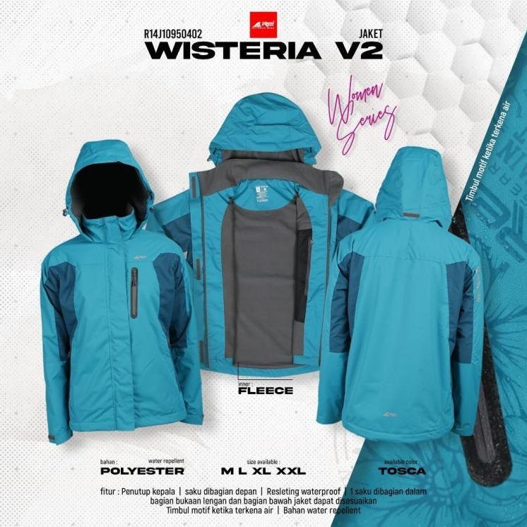 Jaket Gunung Wanita Wisteria V2 Arei Outdoorgear