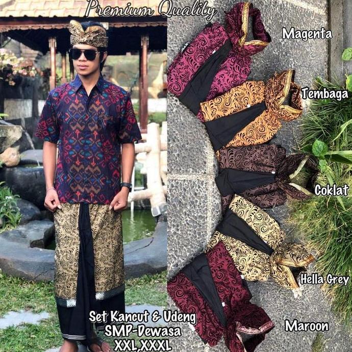 Kamen saput pakaian adat bali pria sudah jadi