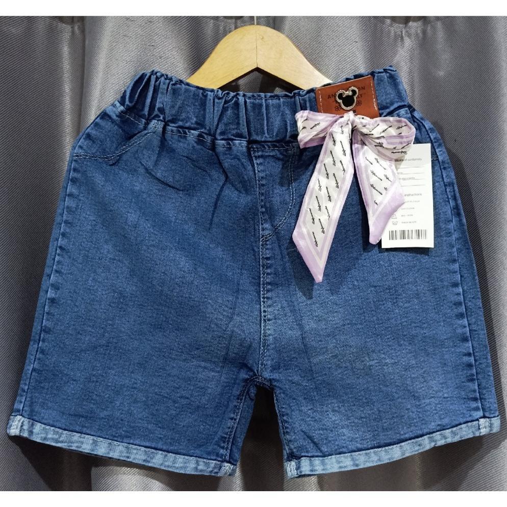 hotpants premium import anak cewek usia 6-13 tahun / celana pendek premium jeans import anak cewek /