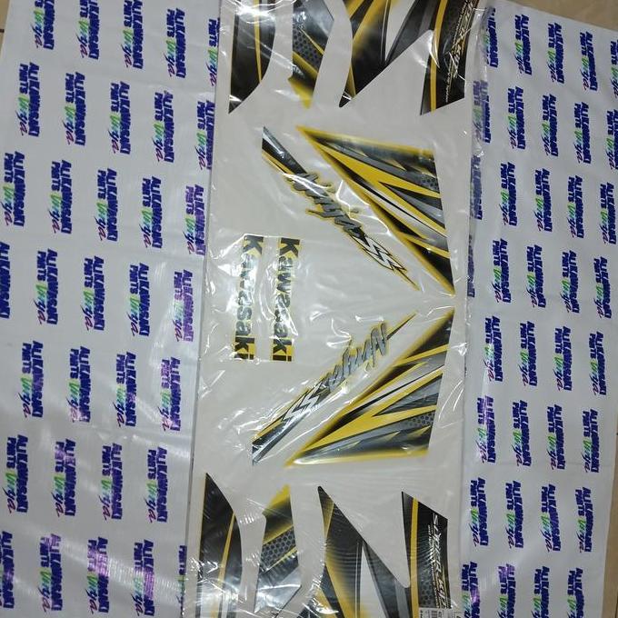 stiker striping full body ninja ss kuning original Terlaris