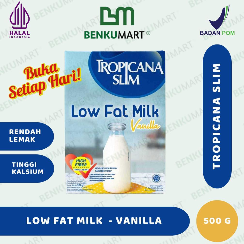 adibyanss - tropicana slim susu low fat vanilla 500gr - susu rendah lemak diet & kolesterol