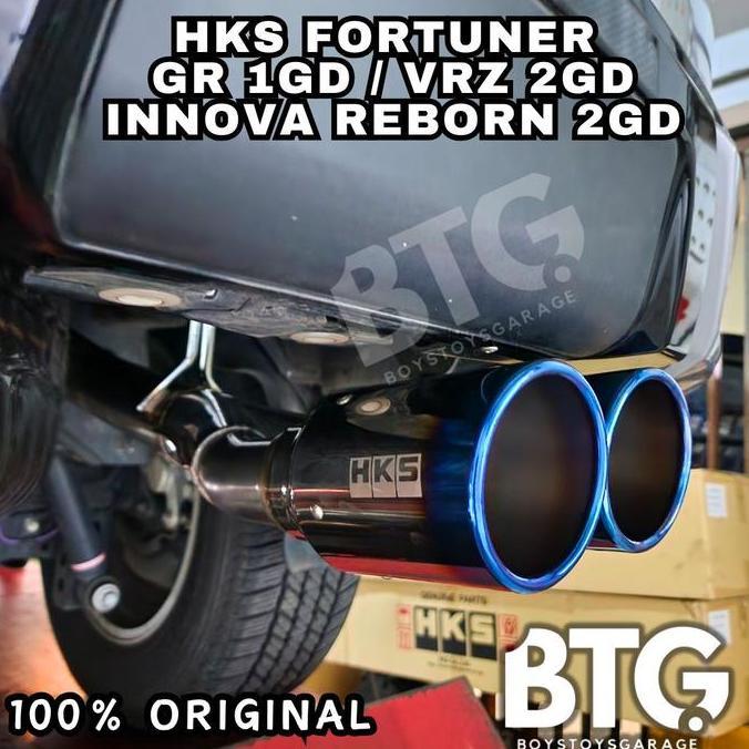 Knalpot HKS Fortuner GR VRZ TRD HKS LegaMax Innova Reborn Plug n Play Terlaris