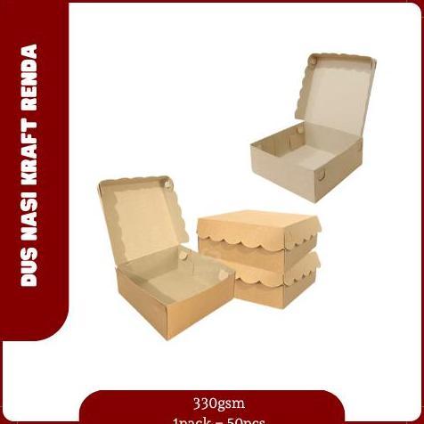 Dus Nasi Kotak 20x20 | Dus Nasi Catering ukuran 20 | Box Nasi