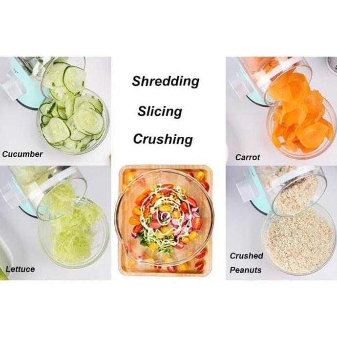 SHENAR,PARUTAN PEMOTONG BUAH SAYUR PUTAR DAN PENGGILING BUMBU 3
