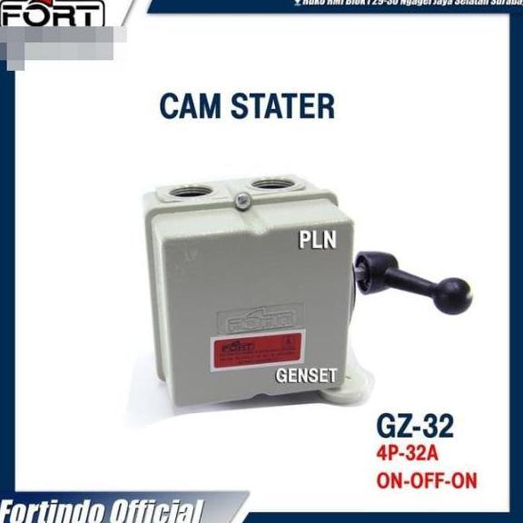 Cam Starter / OHM Saklar / COS / Genset / Handle 4P 32A GZ FORT