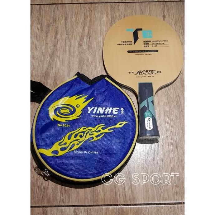 Kayu Pingpong Yinhe T3s Carbon Blade Yinhe T-3s 4+3 OFF