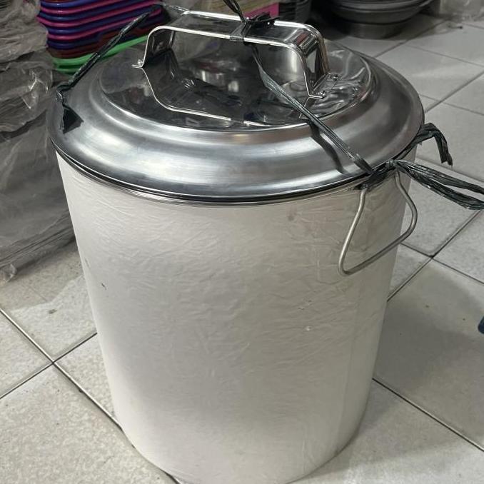 Panci / tong/ dandang air stainless tinggi polos